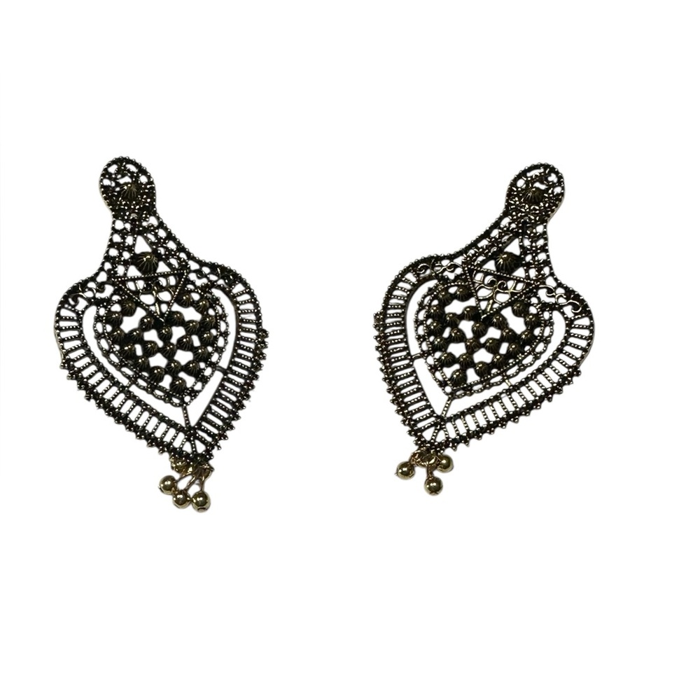 Elegant Boho Antique Gold Earrings